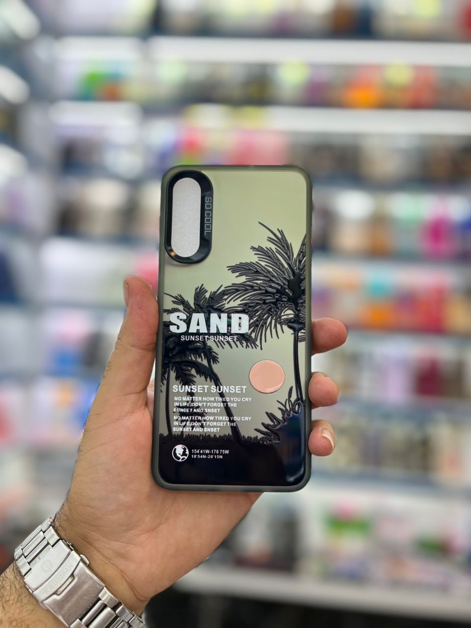 قاب سوکول طرح نخل Sand Andreas سامسونگ A50
