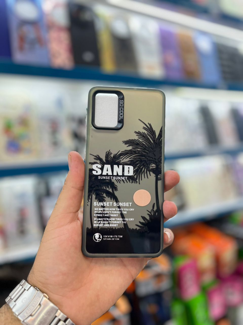 قاب سوکول طرح نخل Sand Andreas سامسونگ A22 4g/M32