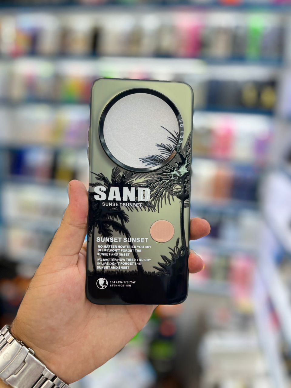قاب سوکول طرح نخل Sand Andreas شیائومی Redmi A3