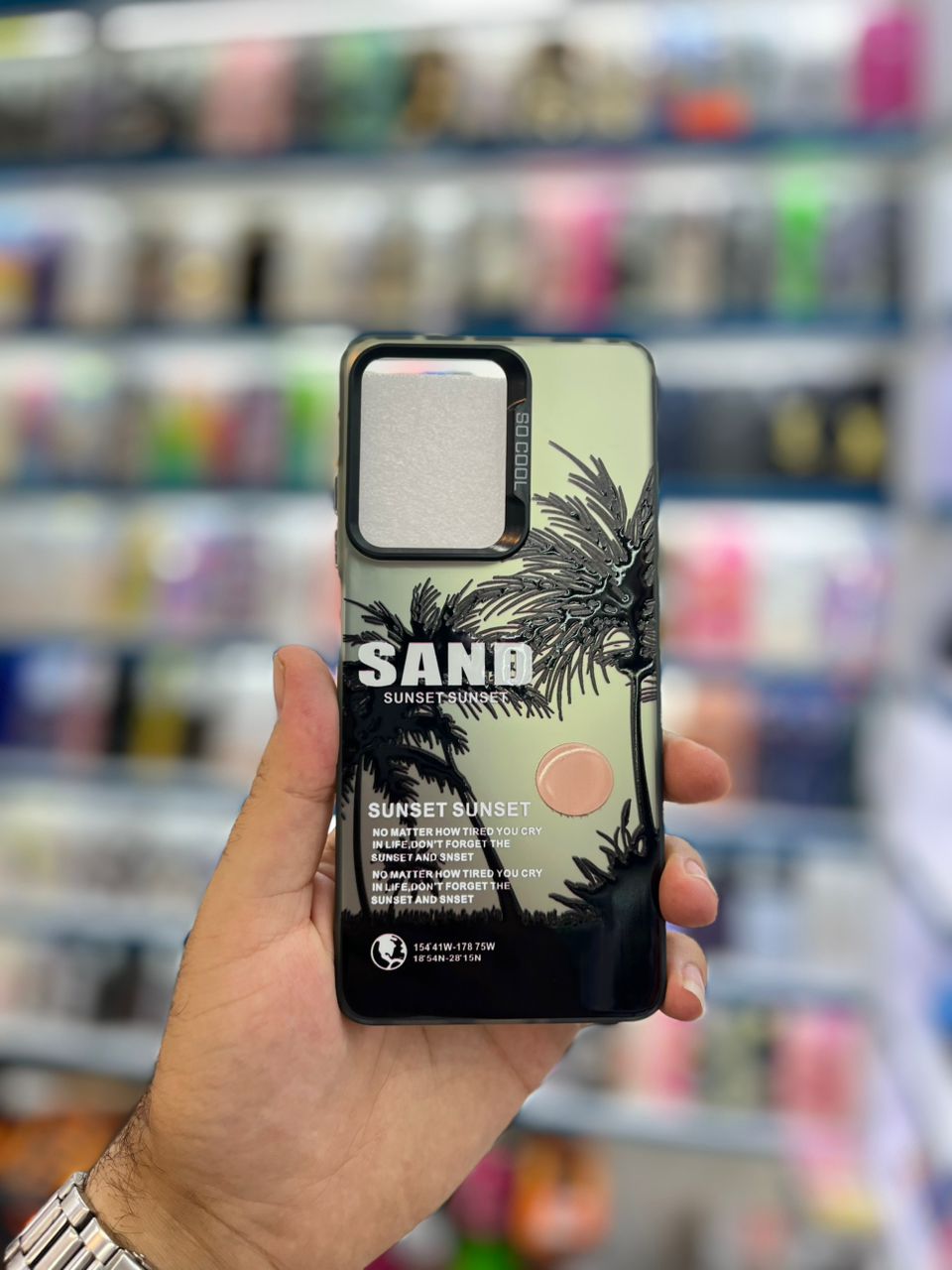قاب سوکول طرح نخل Sand Andreas شیائومی Redmi 13